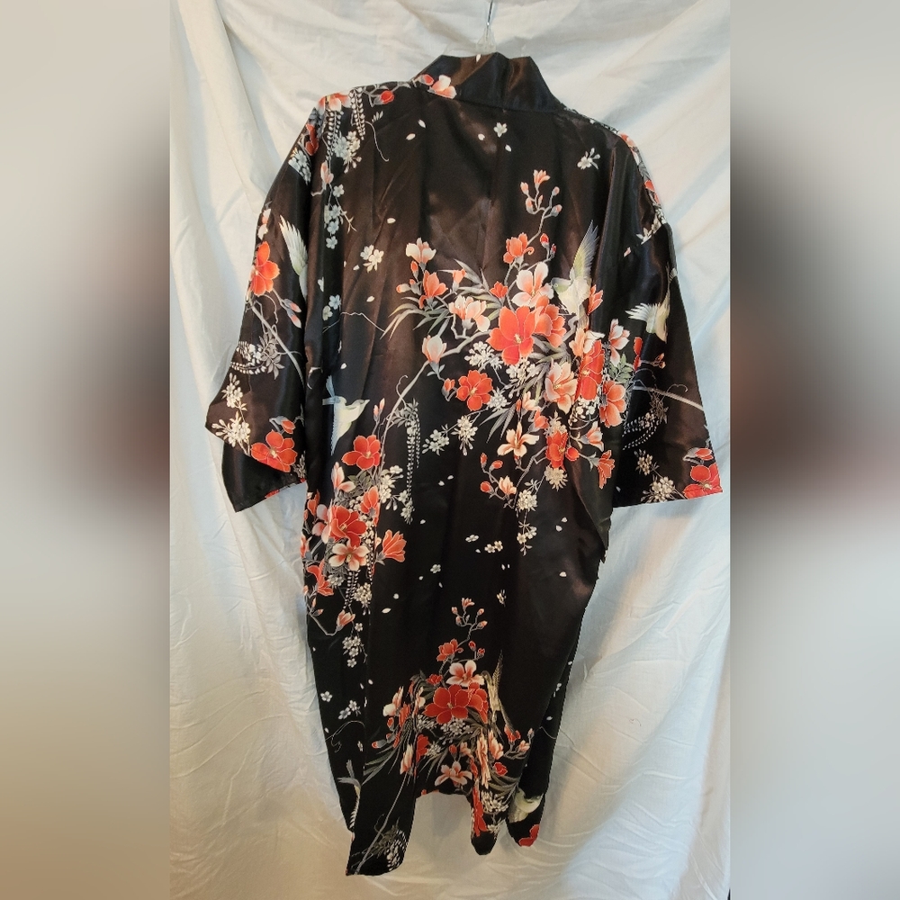 Floral Kimono Robe - Picture 2 of 4